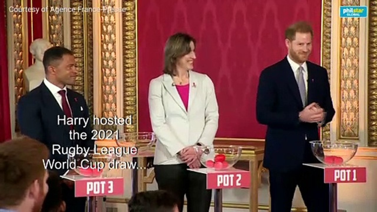 Prince Harry's first appearance since planning to step back as senior royal family member