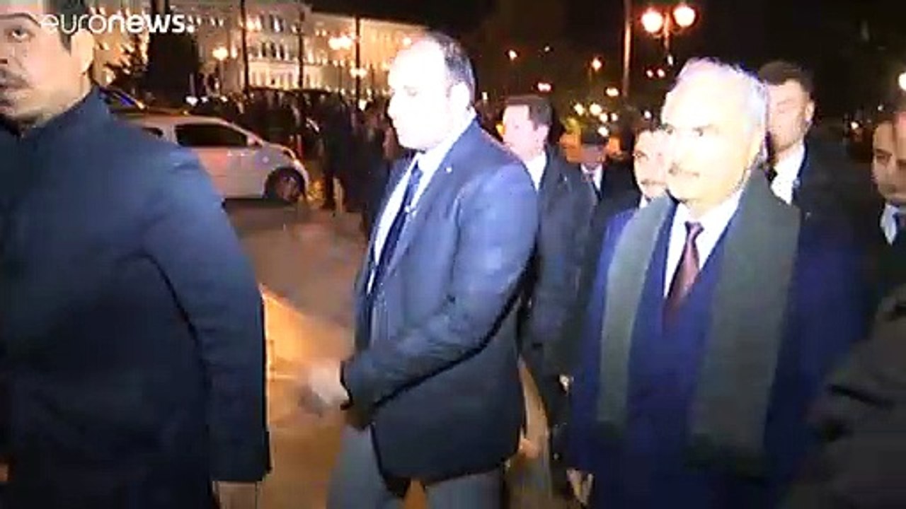 Vor Libyen-Konferenz in Berlin: General Haftar überraschend in Athen