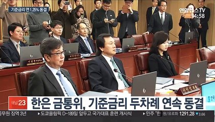기준금리 연 1.25%로 동결…"경제 부진 완화"