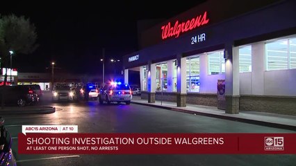 Shooting Investigation outside Walgreens