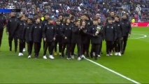 El Infantil B del Real Madrid presenta La Liga Promises al Santiago Bernabéu