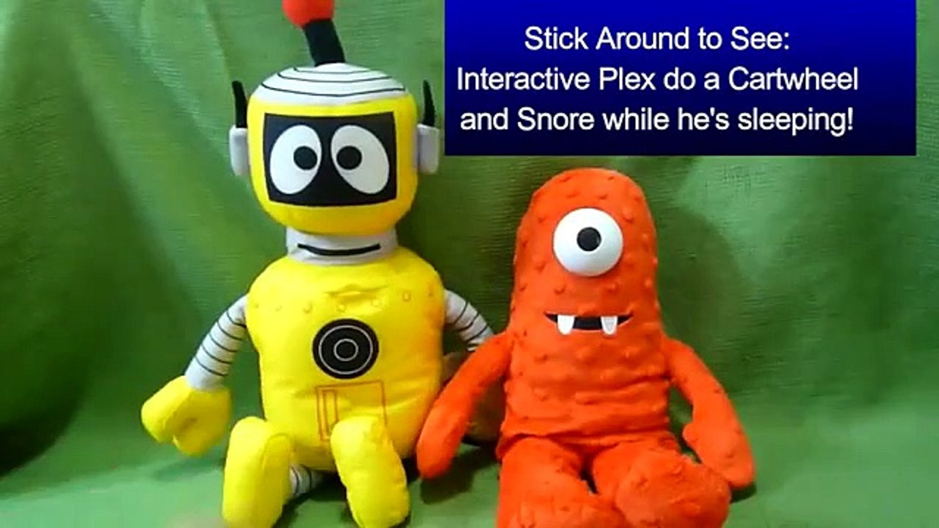 Yo Gabba Gabba Toys- Interactive Play Along Talking Plex and Gab N Sing Muno  Plush Toys- - video Dailymotion