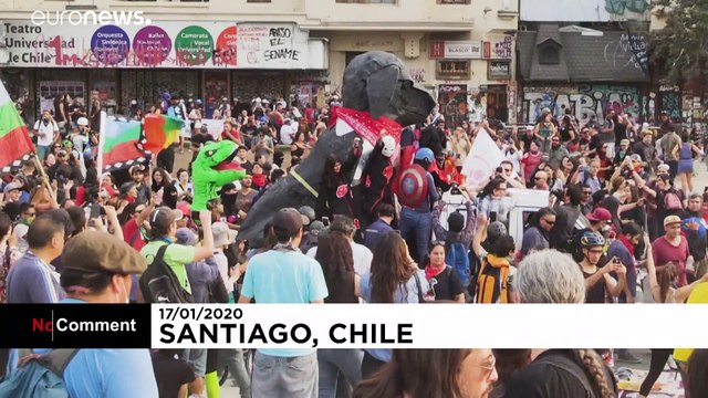 Anti-government protests continue in Chile