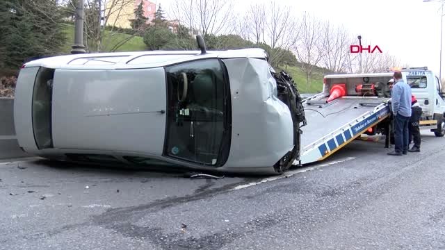 Tem'de zincirleme kaza trafiği kilitledi