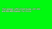 Full version  LPIC-2 Cert Guide: (201-400 and 202-400 Exams)  For Online
