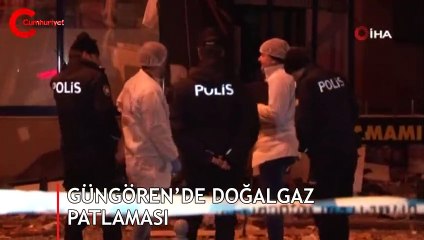 Güngören’de doğalgaz patlaması