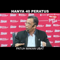 Hanya 40 peratus patuh makan ubat