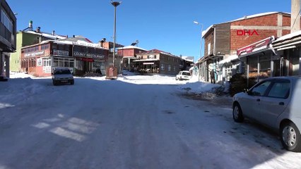 Kumbet yaylasında kış güzelliği