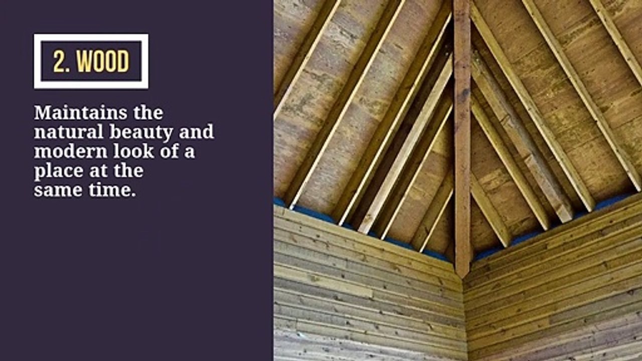 MATERIALS FOR SUSPENDED CEILINGS