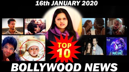Top 10 Bollywood News - 16th Jan 2020  - Love Aaj kal 2, Shershaah, Baaghi 3, Anayra Sharma