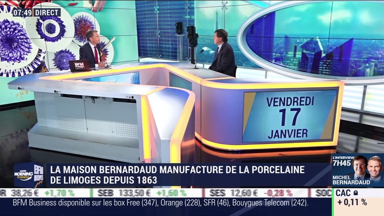 Michel Bernardaud (Bernardaud) : La Maison Bernardaud manufacture de la porcelaine de Limoges depuis 1863 - 17/01