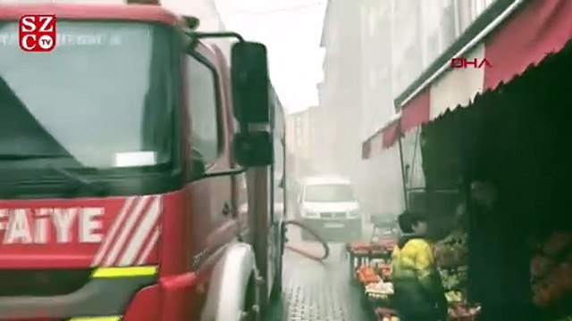 Esenyurt’ta yangın, mahsur kalanlar kurtarıldı