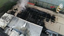 Samsun'da, plastik fabrikasında yangın çıktı