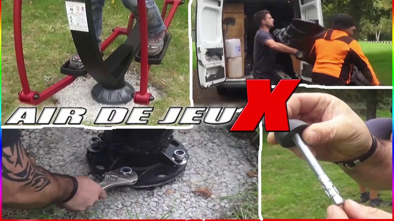  POSER AIR DE JEUX Attraction / TUTO Travaux