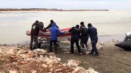 Denizde kaybolan bekçiyi arama çalışmaları sürüyor