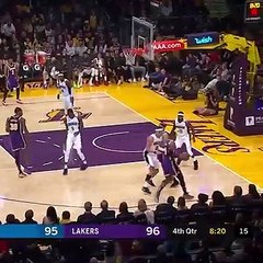 Deux dunks ratés pour les Lakers
