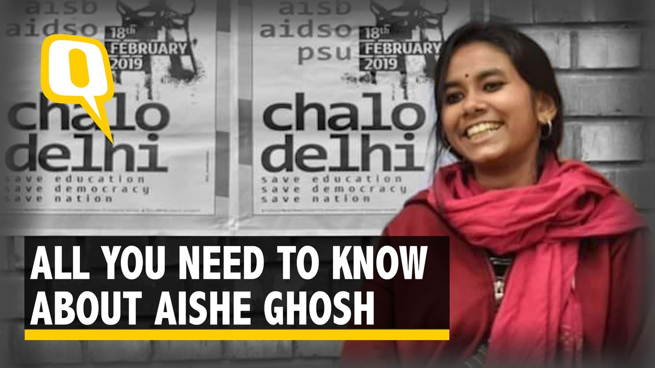 Shy Painter to Fiery JNUSU President: Chronicling Aishe Ghosh’s Journey