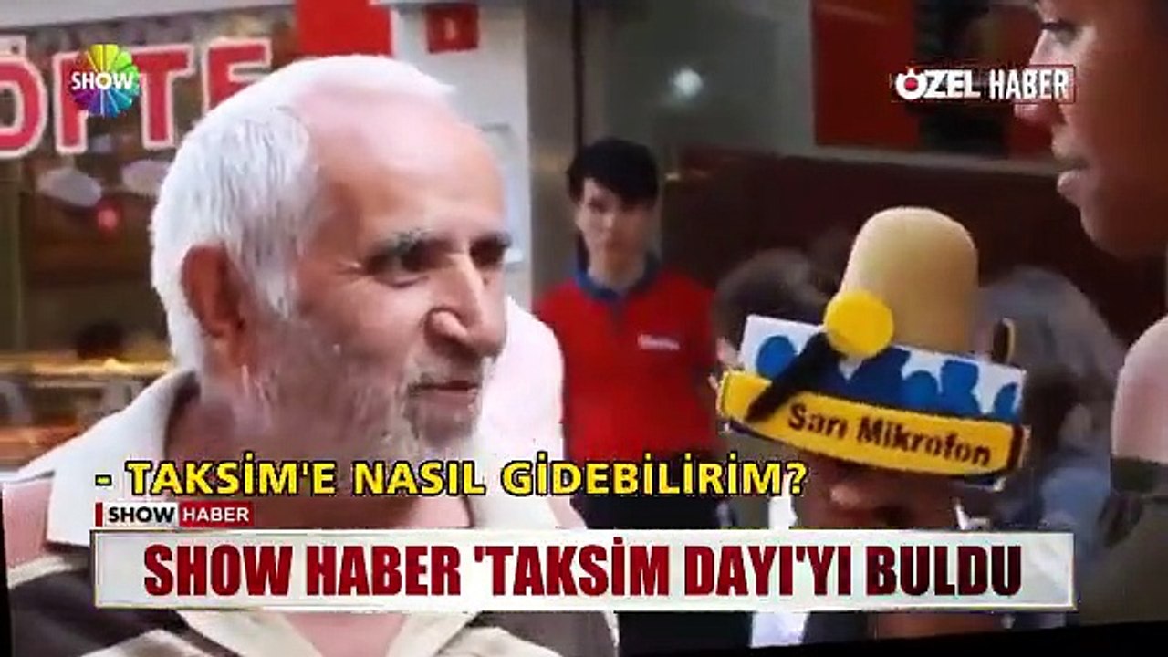 'Taksim dayı' hayatında ilk kez Taksim'e çıktı