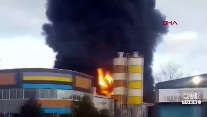 Son dakika: Plastik fabrikasında yangın
