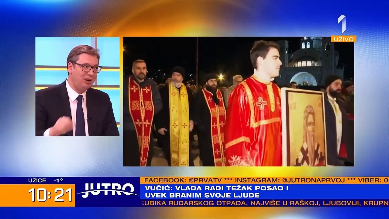 VUČIĆ O ODNOSIMA U REGIONU I OPET SA JOVANOM O NAKAŠLJAVANJU I VAZDUHU!