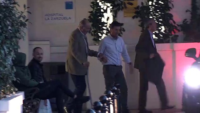 El Rey Juan Carlos visita a Simoneta Gómez Acebo en el hospital