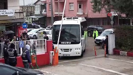 Tefeci operasyonunda gözaltına alınanlar adliyeye sevk edildi