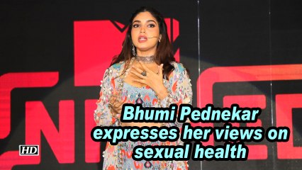 Bhumi Pednekar expresses her views on sexual health