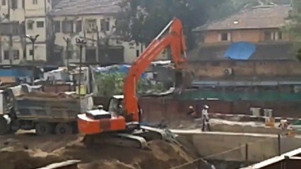 Metro Station Work | South Mumbai | India | How they do this_