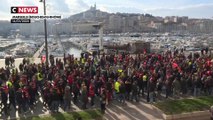 Grève du 16 janvier : revivez la manifestation contre la réforme des retraites en régions