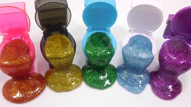 DIY How To Make Colors Sand Phone Learn Colors Slime Toilet Glitter Poop Jelly Icecream