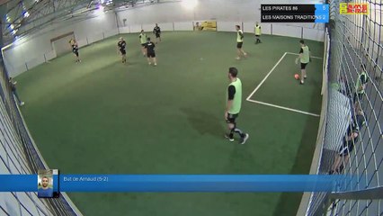 But de Arnaud (5-2) - LES PIRATES 86 Vs LES MAISONS TRADITIONS - 16/01/20 19:00 - LIGUE 2