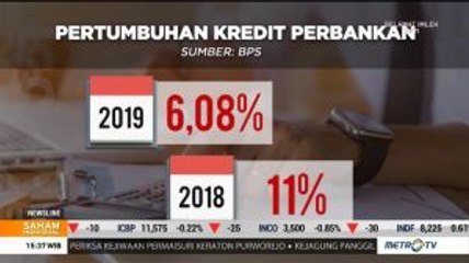 OJK Catat Pertumbuhan Kredit Perbankan 2019 Turun ke 6,08%