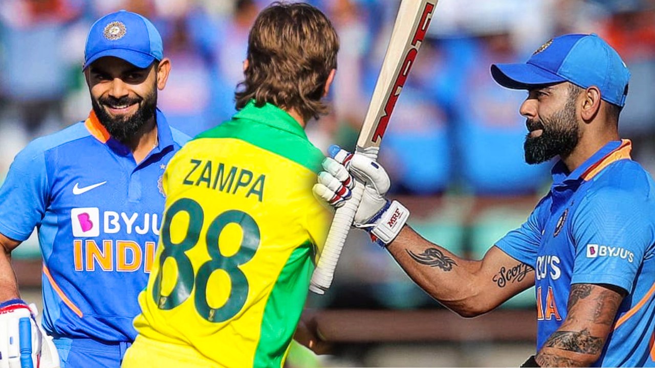 IND vs AUS 2nd ODI : Virat's running between the wickets brings in another 50 | Virat Kohli