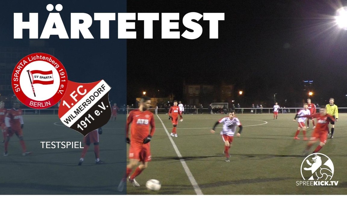 7 Treffer! Tabellenführer unter sich | SV Sparta Lichtenberg - 1. FC Wilmersdorf (Testspiel)