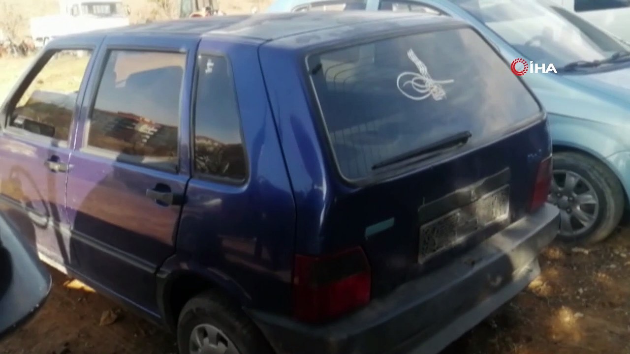 Çaldığı otomobili 2 koyuna takas etti