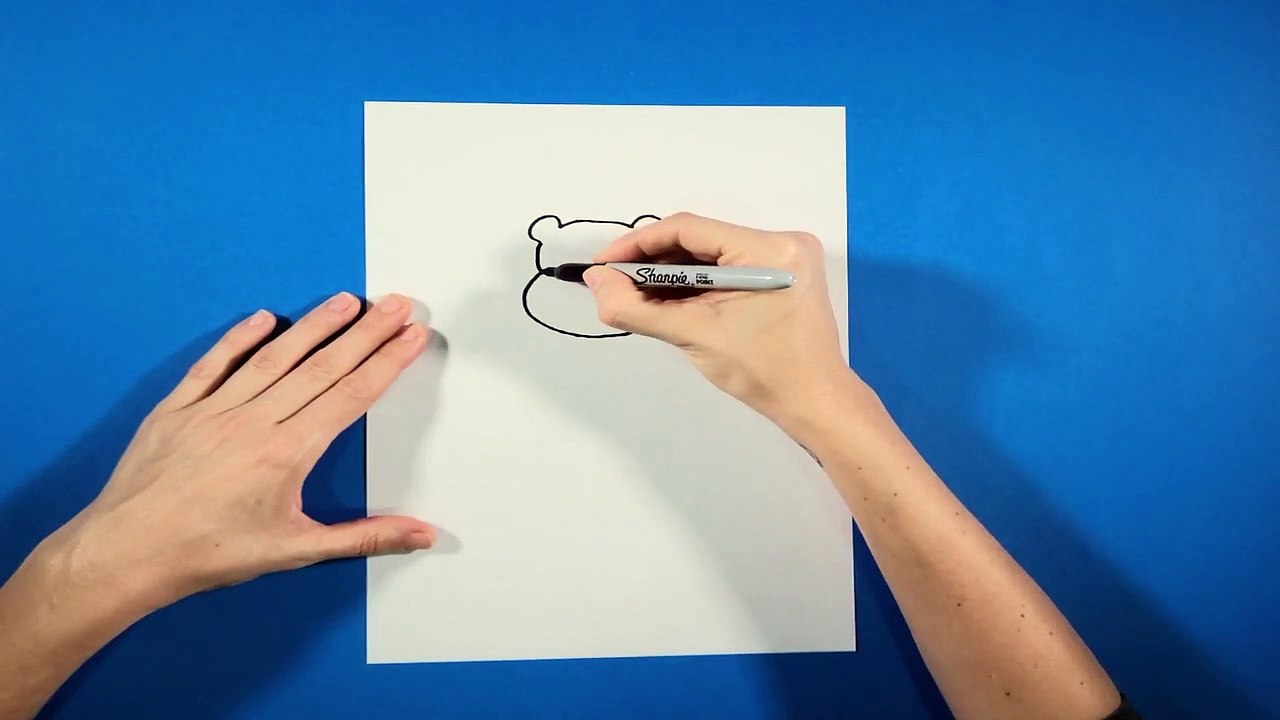 dibujo winnie paso a paso