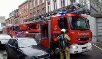 Incendie rue de Mangombroux à Verviers