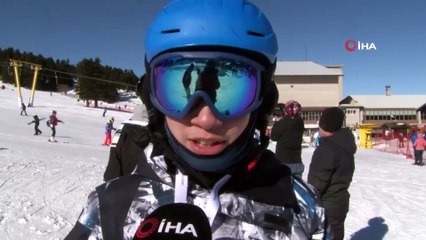 Yarı yıl tatili başladı, ancak Uludağ'a ilk gün ilgi az