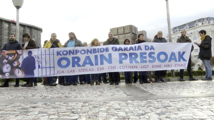 Concentración contra la política penitenciaria en Bilbao