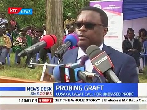 Lusaka, Lagat call for an unbiased probe, several governors facing graft charges