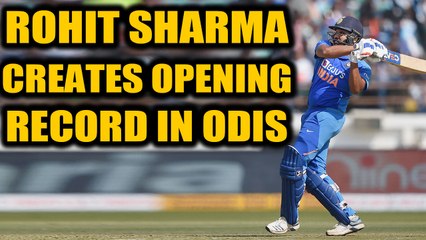 ROHIT SHARMA COMPLETES 7000 ODI RUNS AS AN OPENER, SURPASSES SACHIN TENDULKAR | Oneindia News