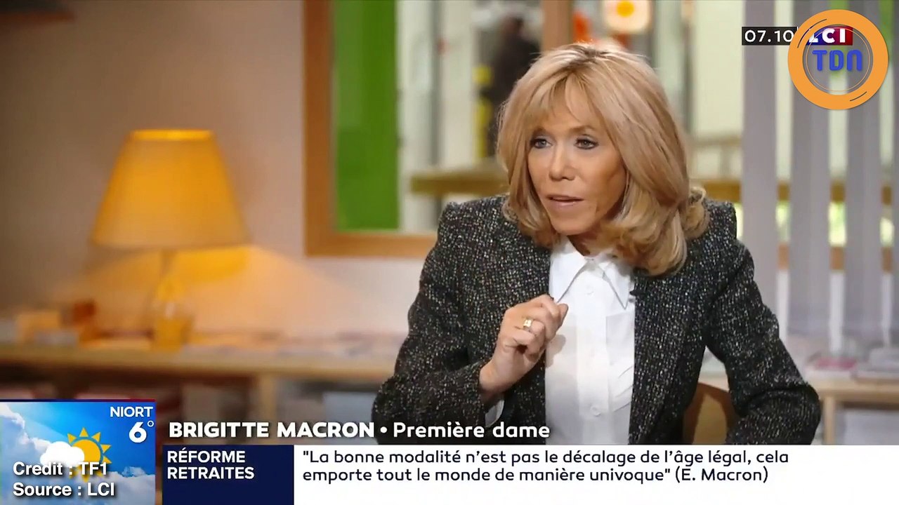 Brigitte Macron est revenue sur la petite phrase du Président : "traverser la rue pour trouver un emploi"