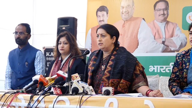 Smriti Irani blames AAP for delay in hanging Nirbhaya case convicts