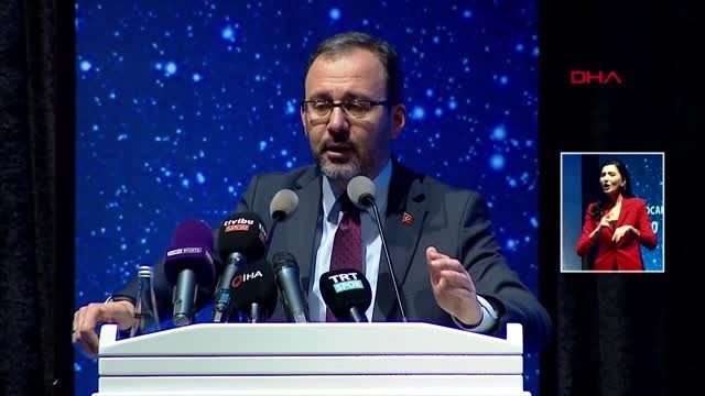 Spor bakan kasapoğlu spor kulüpleri ve federasyonları çalıştayı'nın kapanışında konuştu
