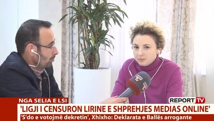 Erisa Xhixho për Report TV: Mazhoranca arrogante dhe agresive ndaj medias