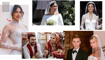 رسائل مخفيّة ومبطّنة في فساتين زفاف أشهر النجمات