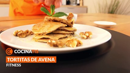 Tortitas de avena (receta fitness) - Cocinatis