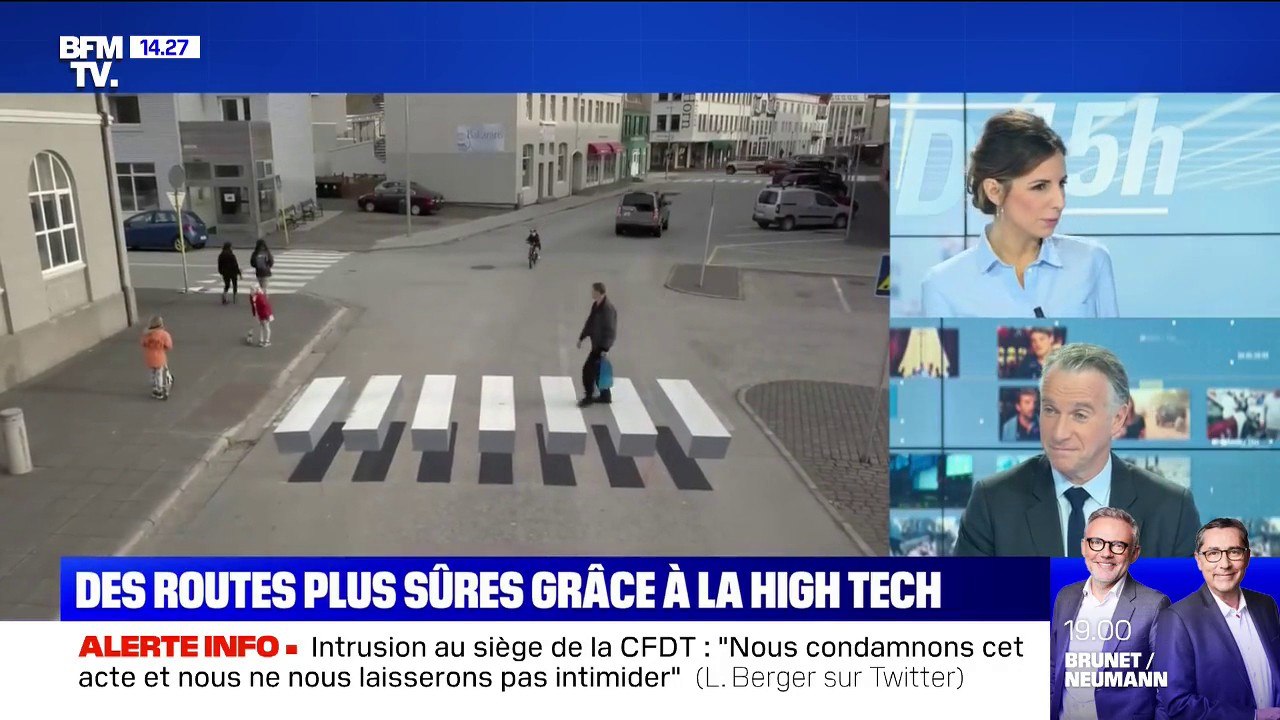 Dos d'âne "surprise", passages piétons en 3D: à quoi ressembleront les routes de demain ?