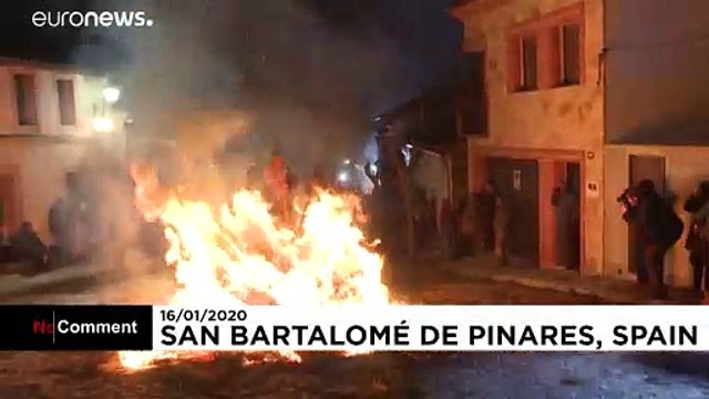 Fire and horses as unique Las Luminarias festival kicks off in Spain