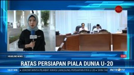 Presiden Pimpin Ratas Persiapan Indonesia Jadi Tuan Rumah Piala Dunia U-20